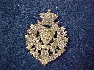 Orig Pre Ww1 Cap Badge The 6th Regiment Duke Of Connaught 