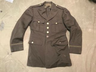 41l Wwii Us Army Officer Class A Jacket - Medium 38r