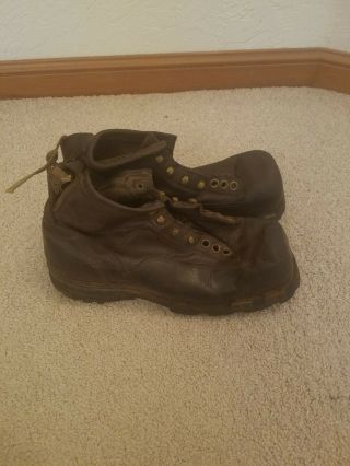 Vintage Wwii 10th Mountain Division Us Army Boots