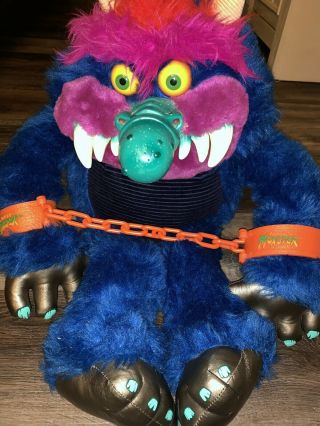 My Pet Monster Vtg Blue 1980 