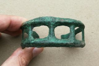 Ancient Greece - Rome Large Bronze Bracelet Warrior - Legionnaire Green Patina