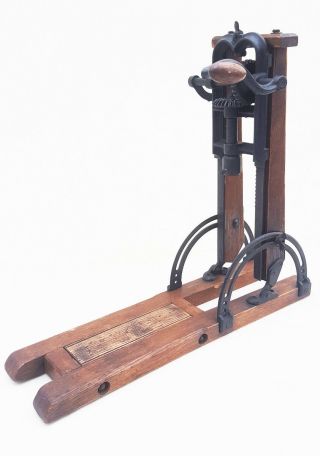 Antique Barn Beam Boring Machine,  Drill Press,  Timber Frame Machine,  Wood Drill