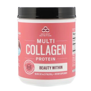 Dr Axe Ancient Nutrition Multi Collagen Protein Beauty Within 1.  17 Lbs (530 G)