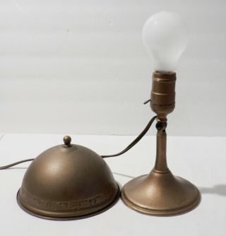 Antique Bronze Finish Wall / Desk Lamp Adjustable Greist Mfg.  Co.  1925