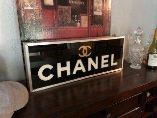 Vintage Chanel Coco Counter Display Sign