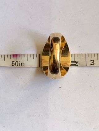 ANTIQUE MASONIC 14K GOLD HEAVY MEN’S RING,  sz 10.  25,  TW 15.  2 grams 11