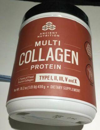 Ancient Nutrition Multi Collagen Protein Powder,  Types I,  Ii,  Iii,  V,  X 16.  2oz
