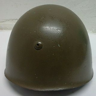 WW2 Italian M33 Steel Helmet/Leather Liner & Chin Strap Size 59 B59 - 4
