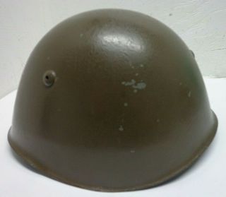 WW2 Italian M33 Steel Helmet/Leather Liner & Chin Strap Size 59 B59 - 7