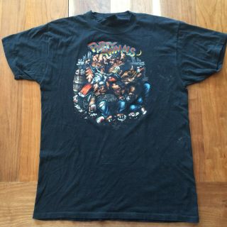 3D Emblem 1987 Harley Davidson Ultra Rare Vintage T - shirt “Party Animals” XL 2