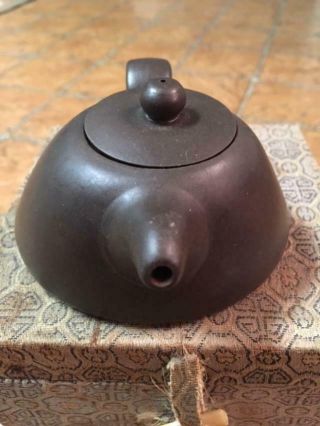 Vintage Yixing Tea Pot China Chinese Box & Advertising Signed 6