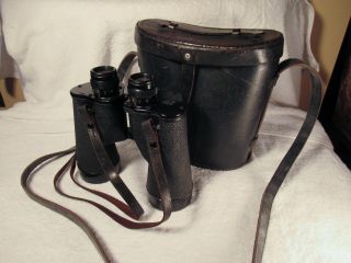 Us Navy Reserve Wwii Era Bausch & Lomb 7x50 Binoculars In Case