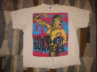 Butthole Surfers Tour Dates Shirt Concert Vintage Vtg Rare Xl Gibby Haynes