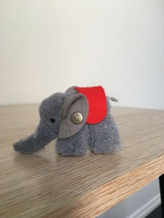 Very Rare Tiny Steiff Elephant 2” High