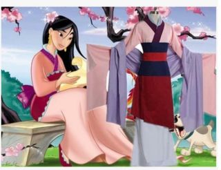 Kid Mulan Cosplay Costumes Han Chinese Ancient - Costume Clothing Princess Dress