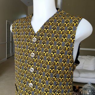 vintage VERSACE CLASSIC V2 vest Medusa model size 50 Style worn by Tupac Shakur 4