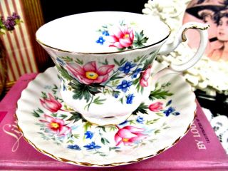 Royal Albert Tea Cup And Saucer Random Harvest Series Teacup Surrey Floral