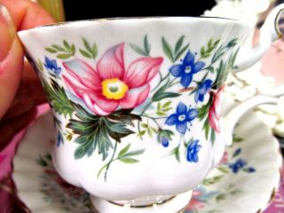 ROYAL ALBERT tea cup and saucer RANDOM Harvest series teacup Surrey floral 8