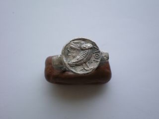 Very Rare Ancient Greek - Roman Legionary Silver Ring