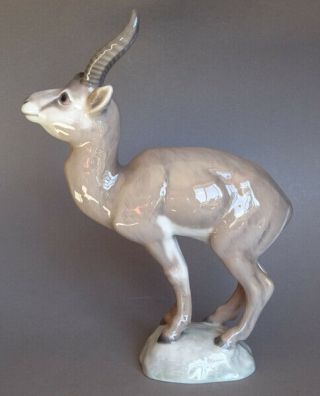 Old / Antique Bing & Grondahl Copenhagen Porcelain Figure Gazelle Model 1942