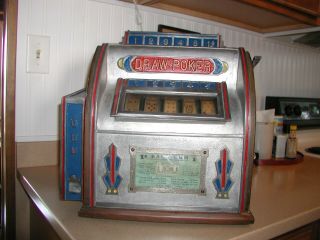 Trade Stimulator Draw Poker antique gumball machine 2