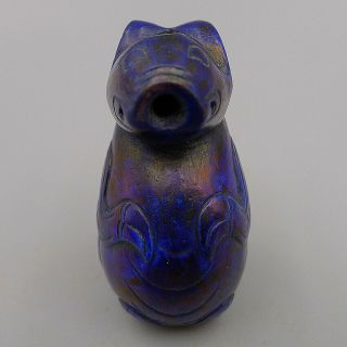 Pendants Sculpture Natural Lapis Lazuli Hand Carved Mouse Exorcise Evil Spirits