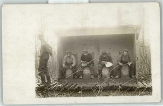 53051526 - German Wwi Trench Latrine Rppc Wk I