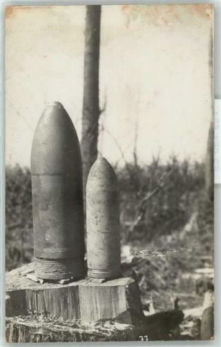 53051521 - German Wwi British 28cm,  12cm Shell Rppc Wk I