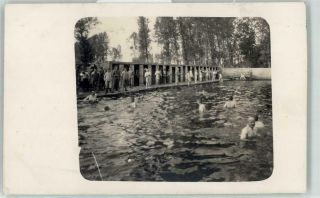 53051524 - German Wwi Soldiers Bathing Rppc Wk I