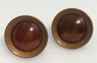 Vintage Dresser Drawer Pulls Knobs Bakelite / Celluloid Waterfall Art Deco