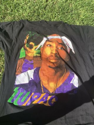 Vintage Tupac So Many Tears Rap T Shirt Size M Bootleg 90s - Extremely Rare