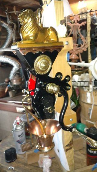 Antique coffee grinder 4
