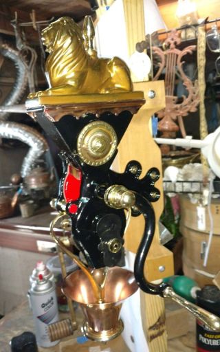 Antique coffee grinder 7