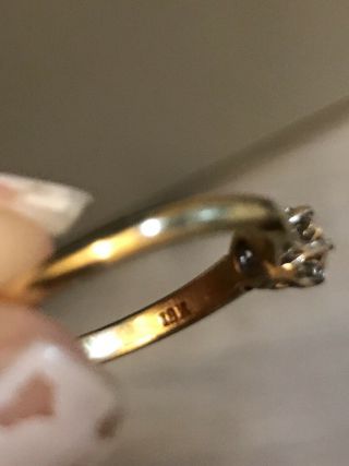 Mine Cut Early 1900s ESTATE DIAMOND SOLITAIRE RING 18K YG 6