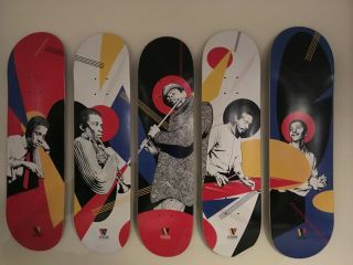 Western Edition " Out To Lunch " Skateboard Deck Set " Tribute To Eric Dolphy "