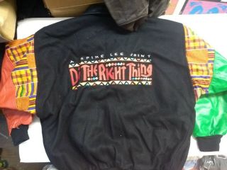 SPIKE LEE DO THE RIGHT THING CREW JACKET M 40 ACRES & MULE FILMWORKS NMINT VTG 2