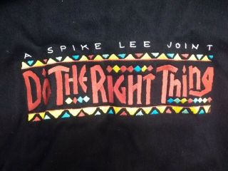 SPIKE LEE DO THE RIGHT THING CREW JACKET M 40 ACRES & MULE FILMWORKS NMINT VTG 3