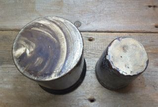 2 Antique Stoneware Jars Crocks Minnesota Estate Find Pair Old 6