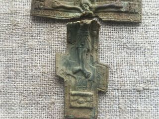 Ancient big cross.  Ancient finds Metal detector finds №19B 100 4