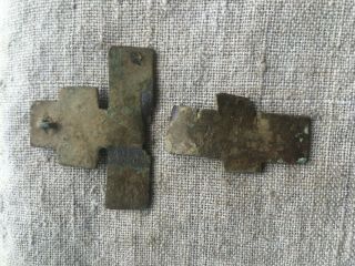 Ancient big cross.  Ancient finds Metal detector finds №19B 100 6