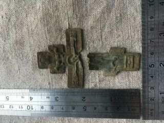 Ancient big cross.  Ancient finds Metal detector finds №19B 100 7