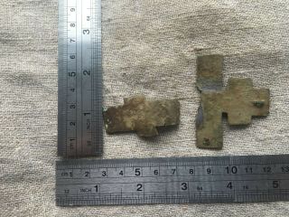 Ancient big cross.  Ancient finds Metal detector finds №19B 100 8