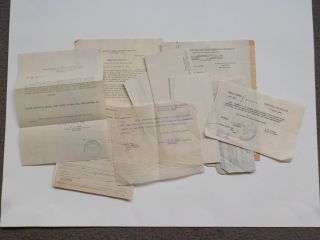 Wwi Documents Lieutenant 309th Infantry 78th Division Papers Photo French Ww1