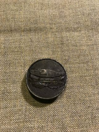 Wwi Us Army Tank Corps Side View Enlisted Collar Disc Screw Back