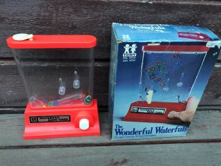 Vtg Tomy Wonderful Waterfuls Ring Toss Toy W Orig.  Box