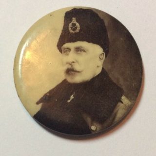 Rare Ww1 Canada Cef Douglas Haig Photo Button Badge Field Marshal