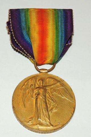 Ww1 Ww2 World War One Victory Medal Canadian 46th C.  E.  F S Saskatchewan