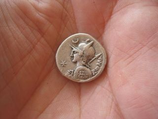 Ancient Republic Roman Silver Denar,  Denarius,  Roma N8