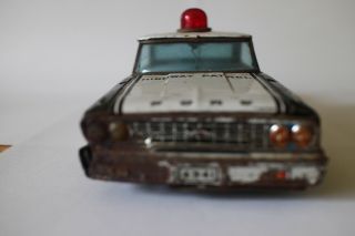 Vintage Tin Toy Highway Patrol Ford Galaxie 1950s ASC 6