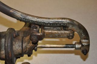 Trahern Pump Co Brass Cast Iron Antique Wall Mount Hand Pump Rockford,  IL 6